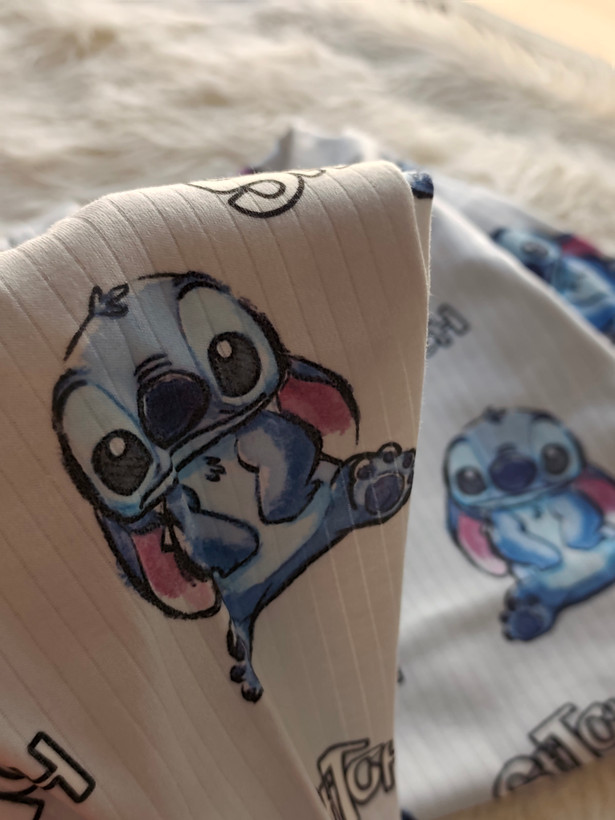 ست ریلی koala تمام نخ طرح استیچ 💙🩵💙سایز ۱۰ ماه تا ۱۳ سال