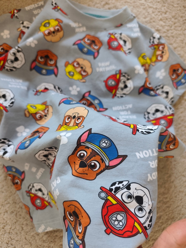 تیشرت تک سگهای نگهبان paw patrol برند Nextپسرانه وارداتی🐕۲-11سال