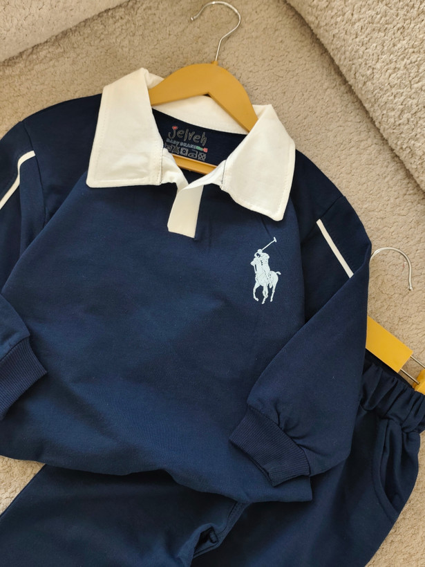 ست بلوز و شلوار polo اسپرت مناسب ۳ تا سایز ۴۰ بزرگسال