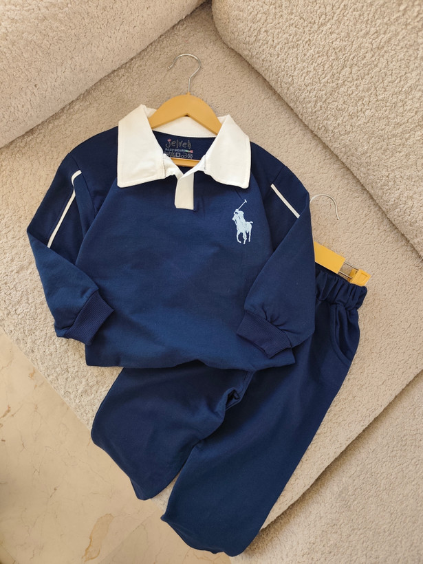 ست بلوز و شلوار polo اسپرت مناسب ۳ تا سایز ۴۰ بزرگسال